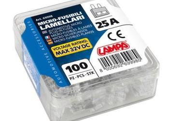 ΑΣΦΑΛΕΙΕΣ MICRO 25Amp 12/32V ΣΕ ΚΟΥΤΑΚΙ 100ΤΕΜ.