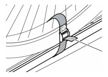 ΑΝΤΑΛΛΑΚΤΙΚΟ ΛΟΥΡΙ ΚΑΙ ΠΟΡΠΗ 40CM ΓΙΑ MISTRAL MENABO - 3 τεμ