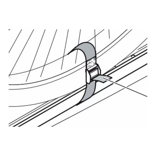 ΑΝΤΑΛΛΑΚΤΙΚΟ ΛΟΥΡΙ ΚΑΙ ΠΟΡΠΗ 40CM ΓΙΑ MISTRAL MENABO - 3 τεμ