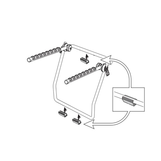 ΑΝΤΑΛΛΑΚΤΙΚΑ ΛΑΣΤΙΧΑ ΒΑΣΗΣ ΠΟΔΗΛΑΤΟΥ BIKI MENABO - 2 ΤΕΜ.