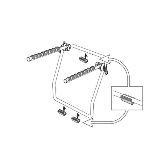 ΑΝΤΑΛΛΑΚΤΙΚΑ ΛΑΣΤΙΧΑ ΒΑΣΗΣ ΠΟΔΗΛΑΤΟΥ BIKI MENABO - 2 ΤΕΜ.