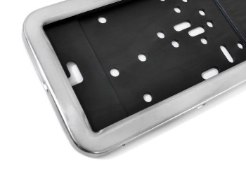 Amio - ΠΛΑΣΤΙΚΟ ΠΛΑΙΣΙΟ ΠΙΝΑΚΙΔΑΣ ΚΥΚΛΟΦΟΡΙΑΣ (INOX - ΚΟΥΜΠΩΤΟ ΜΕ ΤΕΛΑΡΟ) - 53 Χ 12 cm - 1 ΤΕΜ. (01300/AM)