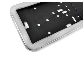 Amio - ΠΛΑΣΤΙΚΟ ΠΛΑΙΣΙΟ ΠΙΝΑΚΙΔΑΣ ΚΥΚΛΟΦΟΡΙΑΣ (INOX - ΚΟΥΜΠΩΤΟ ΜΕ ΤΕΛΑΡΟ) - 53 Χ 12 cm - 1 ΤΕΜ. (01300/AM)