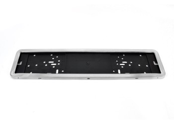 Amio - ΠΛΑΣΤΙΚΟ ΠΛΑΙΣΙΟ ΠΙΝΑΚΙΔΑΣ ΚΥΚΛΟΦΟΡΙΑΣ (INOX - ΚΟΥΜΠΩΤΟ ΜΕ ΤΕΛΑΡΟ) - 53 Χ 12 cm - 1 ΤΕΜ. (01300/AM)