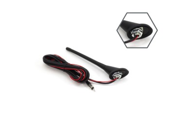 Amio - ΚΕΡΑΙΑ ΟΡΟΦΗΣ ΑΥΤΟΚΙΝΗΤΟΥ ANT04 - 18cm (ΜΕ ΕΝΙΣΧΥΤΗ/ΚΑΛΩΔΙΟ 3m) (VW ΝΕΑ ΜΟΝΤΕΛΑ) - 1 ΤΕΜ. (01127/AM)