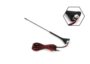 Amio - ΚΕΡΑΙΑ ΟΡΟΦΗΣ ΑΥΤΟΚΙΝΗΤΟΥ ANT08 - 40 cm (ΜΕ ΕΝΙΣΧΥΤΗ/ΚΑΛΩΔΙΟ 3m) - 1 ΤΕΜ. (01511/AM)