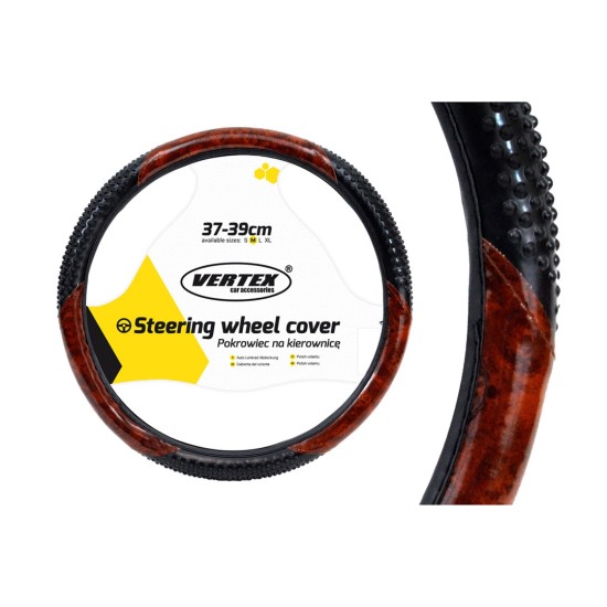 Amio - ΚΑΛΥΜΜΑ ΤΙΜΟΝΙΟΥ 37/39CM SWC-11 ΜΑΥΡΟ/ΞΥΛΟ - 1 ΤΕΜ. (01369/AM)