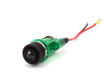 Amio - ΚΙΤ ΑΝΑΠΤΗΡΑ 12V ΜΕ ΚΑΛΩΔΙΟ ΚΑΙ ΦΩΣ (ΑΡΣΕΝΙΚΟ+ΘΗΛΥΚΟ) EURO-STYLE - 1 ΤΕΜ. (01260/AM)