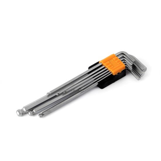 Amio - ΚΛΕΙΔΙΑ ΑΛΕΝ IMBUS ΜΑΚΡΥΑ 230mm IKL - 9 ΤΕΜ. (01721/AM)