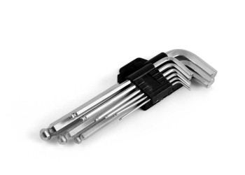 Amio - ΣΕΤ ΚΛΕΙΔΙΑ ΑΛΛΕΝ IMBUS (ΚΟΝΤΑ 125mm) ΤΚΣ - 9 ΤΕΜ. (01041/AM)