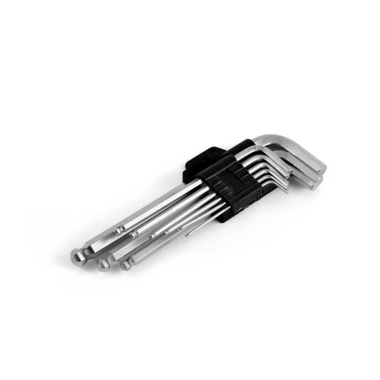 Amio - ΣΕΤ ΚΛΕΙΔΙΑ ΑΛΛΕΝ IMBUS (ΚΟΝΤΑ 125mm) ΤΚΣ - 9 ΤΕΜ. (01041/AM)