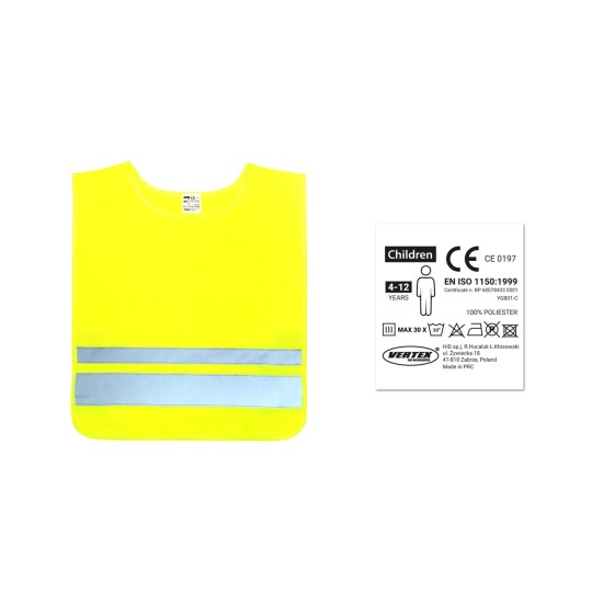 Amio - ΠΑΙΔΙΚΟ ΓΙΛΕΚΟ ΕΚΤΑΚΤΗΣ ΑΝΑΓΚΗΣ ΑΠΟ 4-12 ΕΤΩΝ (ΦΩΣΦΟΡΙΖΕ ΚΙΤΡΙΝΟ/ΠΟΛΥΕΣΤΕΡΙΚΟ) - 1 ΤΕΜ. (01736/AM)