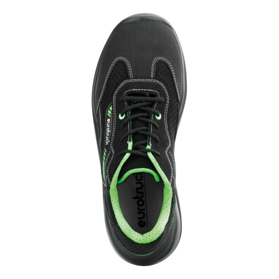 ΠΑΠΟΥΤΣΙΑ ΕΡΓΑΣΙΑΣ ΣΑΜΠΟ (SABOT) EUROTRUCK ACID JUNGLE ΜΑΥΡΟ/ΠΡΑΣΙΝΟ Νο42 LAMPA