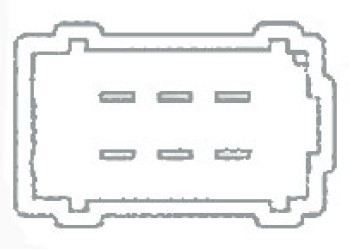 Διακόπτης για RENAULT  MEGANE ΙI 6 επαφών