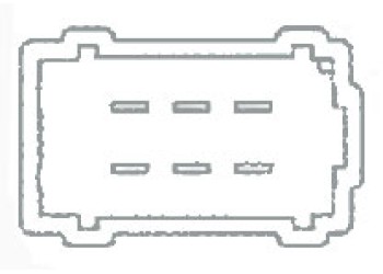 Διακόπτης για RENAULT  MEGANE ΙI 6 επαφών
