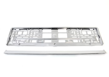 Amio - ΠΛΑΣΤΙΚΟ ΠΛΑΙΣΙΟ ΠΙΣΩ ΠΙΝΑΚΙΔΑΣ ΚΥΚΛΟΦΟΡΙΑΣ (ΧΡΩΜΙΟ) - 52 Χ 12,5 cm - 1 ΤΕΜ. (01170/AM)