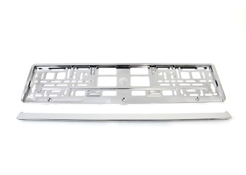 Amio - ΠΛΑΣΤΙΚΟ ΠΛΑΙΣΙΟ ΠΙΣΩ ΠΙΝΑΚΙΔΑΣ ΚΥΚΛΟΦΟΡΙΑΣ (ΧΡΩΜΙΟ) - 52 Χ 12,5 cm - 1 ΤΕΜ. (01170/AM)