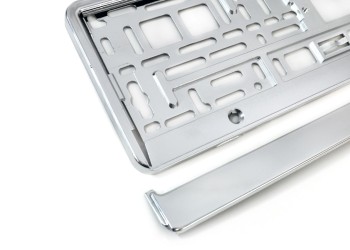 Amio - ΠΛΑΣΤΙΚΟ ΠΛΑΙΣΙΟ ΠΙΣΩ ΠΙΝΑΚΙΔΑΣ ΚΥΚΛΟΦΟΡΙΑΣ (ΧΡΩΜΙΟ) - 52 Χ 12,5 cm - 1 ΤΕΜ. (01170/AM)