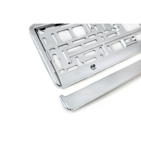 Amio - ΠΛΑΣΤΙΚΟ ΠΛΑΙΣΙΟ ΠΙΣΩ ΠΙΝΑΚΙΔΑΣ ΚΥΚΛΟΦΟΡΙΑΣ (ΧΡΩΜΙΟ) - 52 Χ 12,5 cm - 1 ΤΕΜ. (01170/AM)