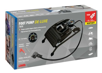 ΤΡΟΜΠΑ ΑΕΡΑ ΠΟΔΙΟΥ DE-LUXE HIGH QUALITY ΔΙΠΛΗ (2 ΚΥΛΙΝΔΡΟΙ)