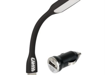 ΠΛΑΦΟΝΙΕΡΑ ΑΝΑΓΝΩΣΗΣ 2 ΣΕ 1 COB LED & ΦΟΡΤΙΣΤΗΣ USB 12/24V - 1000mA (ΜΑΥΡΗ/ΕΥΚΑΜΠΤΗ)