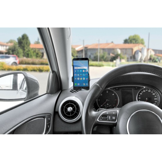 ΒΑΣΗ ΚΙΝΗΤΟΥ ΤΑΜΠΛO/ΠΑΡ-ΜΠΡΙΖ ΜΕ ΒΕΝΤΟΥΖΑ SNAP FIN 55-80mm SILVER LINE