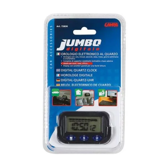 ΡΟΛΟΙ - ΧΡΟΝΟΜΕΤΡΟ - ΞΥΠΝΗΤΗΡΙ JUMBO (ΜΑΥΡΟ - 68 Χ 42 Χ 12mm)