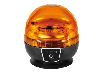 ΦΑΡΟΣ ΜΑΓΝΗΤΙΚΟΣ+ΒΕΝΤΟΥΖΑ RL-11 9-30V+230V ΕΠΑΝΑΦΟΡΤΙΖΟΜΕΝΟΣ ΠΟΡΤΟΚΑΛΙ 45 LED ΜΕ ΣΠΙΡΑΛ 380cm (128x140mm)