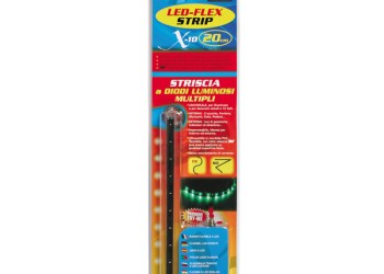 ΤΑΙΝΙΑ ΜΕ 10 LED ΕΥΚΑΜΠΤΗ FLEX STRIP 20 CM 12V ΜΩΒ 1ΤΕΜ