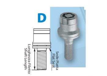 ΜΠΟΥΛΟΝΙΑ ΑΣΦΑΛΕΙΑΣ 12x1,25 34,5mm (17) ΙΣΙΑ D010
