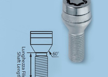 ΜΠΟΥΛΟΝΙΑ ΑΣΦΑΛΕΙΑΣ 12x1,25 22mm (17) ΚΩΝΙΚΑ ΜΑΥΡΑ A010