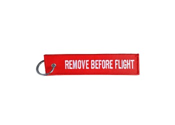 ΜΠΡΕΛΟΚ ΚΛΕΙΔΙΩΝ REMOVE BEFORE FLIGHT ΚΟΚΚΙΝΟ ΥΦΑΣΜΑ