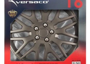 Amio - ΤΑΣΙΑ 16" DAKAR NC ΑΝΘΡΑΚΙ - ΣΕΤ 4ΤΕΜ ΣΕ KOYTI (8293/AM)