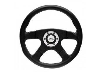 ΤΙΜΟΝΙ VINCENT LUISI ΤΕΤΡΑΚΤΙΝΟ 36,5 cm (ΜΑΥΡΟ ΜΕ ΑΣΗΜΙ ΚΑΠΑΚΙ/ΠΟΛΥΟΥΡΕΘΑΝΗ)