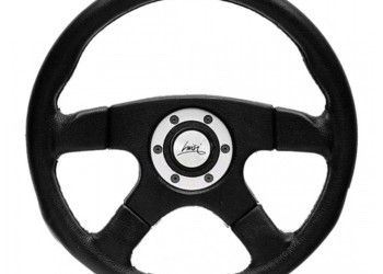 ΤΙΜΟΝΙ VINCENT LUISI ΤΕΤΡΑΚΤΙΝΟ 36,5 cm (ΜΑΥΡΟ ΜΕ ΑΣΗΜΙ ΚΑΠΑΚΙ/ΠΟΛΥΟΥΡΕΘΑΝΗ)