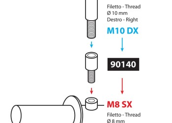 ΑΝΤΑΠΤΟΡΑΣ ΓΙΑ ΚΑΘΡΕΠΤΗ ΜΗΧΑΝΗΣ M10DX-M8SX -1ΤΕΜ