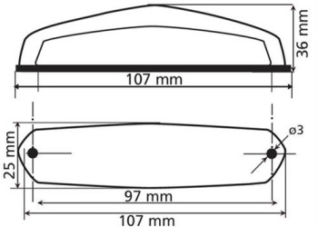 ΦΑΝΑΡΙ ΠΙΣΩ ΜΗΧΑΝΗΣ HIROX 12V 13LED 3 ΧΡΗΣΕΩΝ (ΦΩΣ ΘΕΣΕΩΣ/STOP/ΦΩΣ ΠΙΝΑΚΙΔΑΣ) ΚΟΚΚΙΝΟ  -1ΤΕΜ.