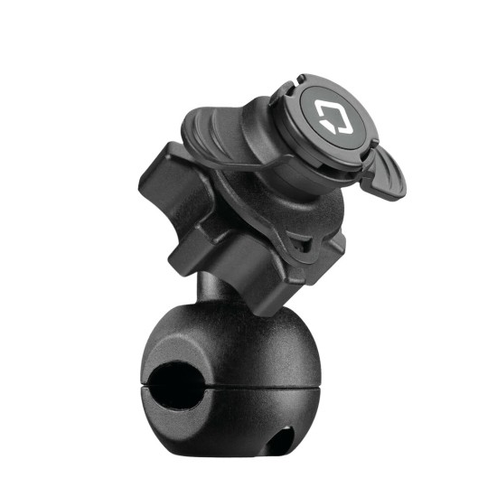 Βάση Στήριξης Κινητού Mirror της σειράς Optiline για Καθρέπτες ή Μπάρες Μηχανής ή Ποδηλάτου με διάμετρο από 9 mm έως 14 mm και σύστημα Duolock, συμβατή με Θήκες ή Αντάπτορες Κινητού Optiline