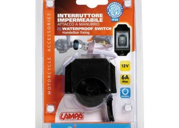 ΔΙΑΚΟΠΤΗΣ 12V 6A ΤΙΜΟΝΙΟΥ ΜΟΤΟ ΑΔΙΑΒΡΟΧΟΣ ΜΕ ΔΙΑΜΕΤΡΟ 22-32mm 52X26mm