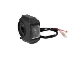 ΔΙΑΚΟΠΤΗΣ 12V 6A ΤΙΜΟΝΙΟΥ ΜΟΤΟ ΑΔΙΑΒΡΟΧΟΣ ΜΕ ΔΙΑΜΕΤΡΟ 22-32mm 52X26mm