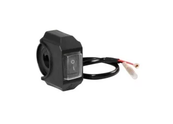 ΔΙΑΚΟΠΤΗΣ 12V 6A ΤΙΜΟΝΙΟΥ ΜΟΤΟ ΑΔΙΑΒΡΟΧΟΣ ΜΕ ΔΙΑΜΕΤΡΟ 22-32mm 52X26mm