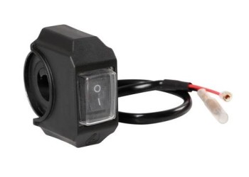 ΔΙΑΚΟΠΤΗΣ 12V 6A ΤΙΜΟΝΙΟΥ ΜΟΤΟ ΑΔΙΑΒΡΟΧΟΣ ΜΕ ΔΙΑΜΕΤΡΟ 22-32mm 52X26mm