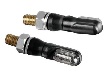 ΦΛΑΣ ΜΟΤΟ NANO LED 12V 35x18mm ΜΑΥΡΑ 2 ΤΕΜ.