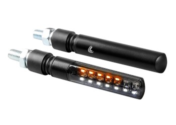 ΦΛΑΣ ΕΜΠΡΟΣ ΓΙΑ MOTO LINE SQ 12V SMD LED 2 ΧΡΗΣΕΩΝ ΘΕΣΕΩΣ/ΦΛΑΣ (ΜΑΥΡΟ 92 X 16 mm) - 2 ΤΕΜ.