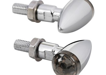 ΦΛΑΣ ΜΟΤΟ DROP 12V SMD LED (35x43mm) ΧΡΩΜΙΟ -2 ΤΕΜ.