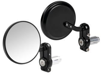 ΚΑΘΡΕΠΤΕΣ ΣΕ ΘΕΣΗ ΑΝΤΙΒΑΡΟΥ ΜΟΤΟ DERNIER 80mm 13-18mm ΜΑΥΡΟΙ -2 ΤΕΜ.