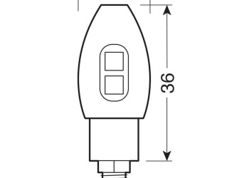 ΦΛΑΣ ΜΟΤΟ VOLT ΜΑΥΡΑ ΑΠΟ ΑΛΟΥΜΙΝΙΟ 12V SMD LED (36x18 mm) -2ΤΕΜ.
