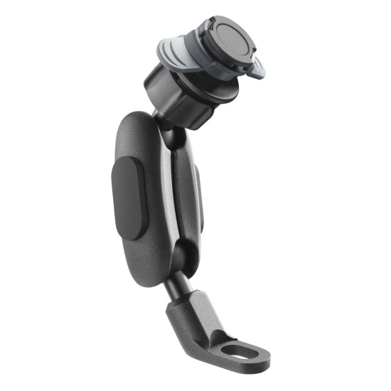 Βάση Στήριξης Κινητού Pole Orbit της σειράς Titan Optiline για τις Βάσεις των Καθρεπτών Μηχανής με διάμετρο 10 mm, επιμυκημένο βραχίονα και σύστημα Duolock, συμβατή με Θήκες ή Αντάπτορες Κινητού Optiline