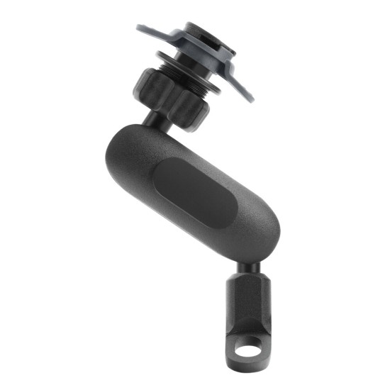 Βάση Στήριξης Κινητού Pole Orbit της σειράς Titan Optiline για τις Βάσεις των Καθρεπτών Μηχανής με διάμετρο 10 mm, επιμυκημένο βραχίονα και σύστημα Duolock, συμβατή με Θήκες ή Αντάπτορες Κινητού Optiline