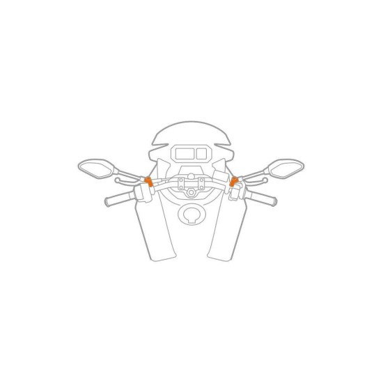 Βάση Στήριξης Κινητού Pole Orbit της σειράς Titan Optiline για τις Βάσεις των Καθρεπτών Μηχανής με διάμετρο 10 mm, επιμυκημένο βραχίονα και σύστημα Duolock, συμβατή με Θήκες ή Αντάπτορες Κινητού Optiline